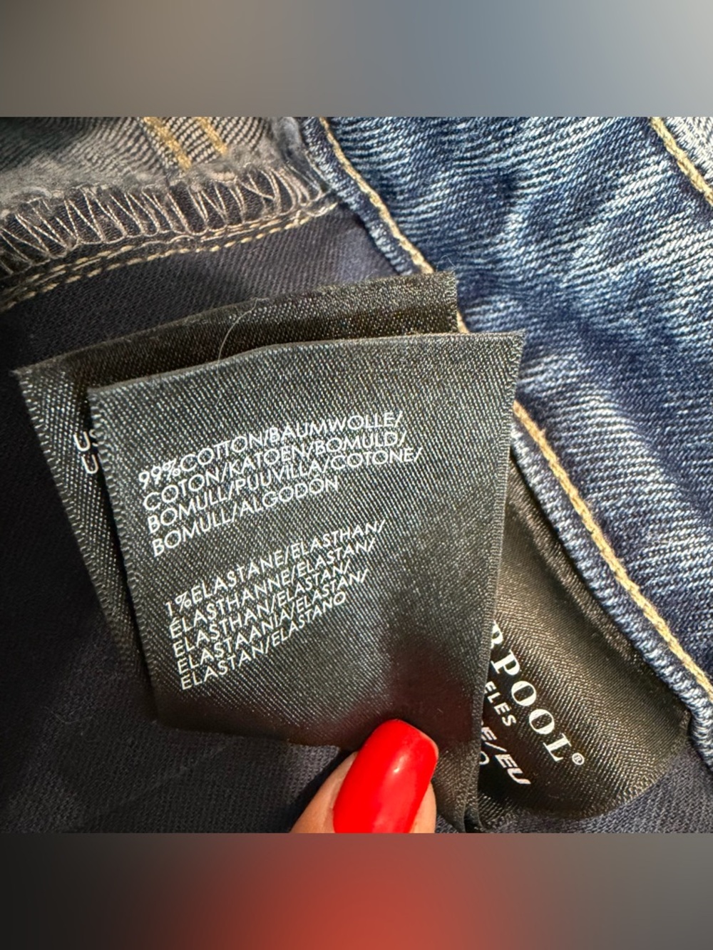 LIVERPOOL Los Angeles the Girlfriend dark blue jeans size 10 - Picture 5 of 6